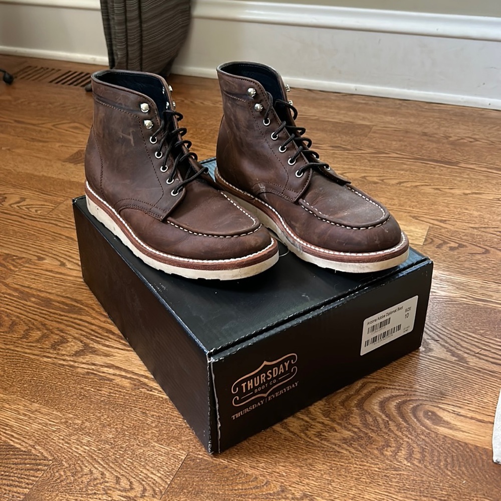 Thursday Boots Diplomat Moc-Toe Boot